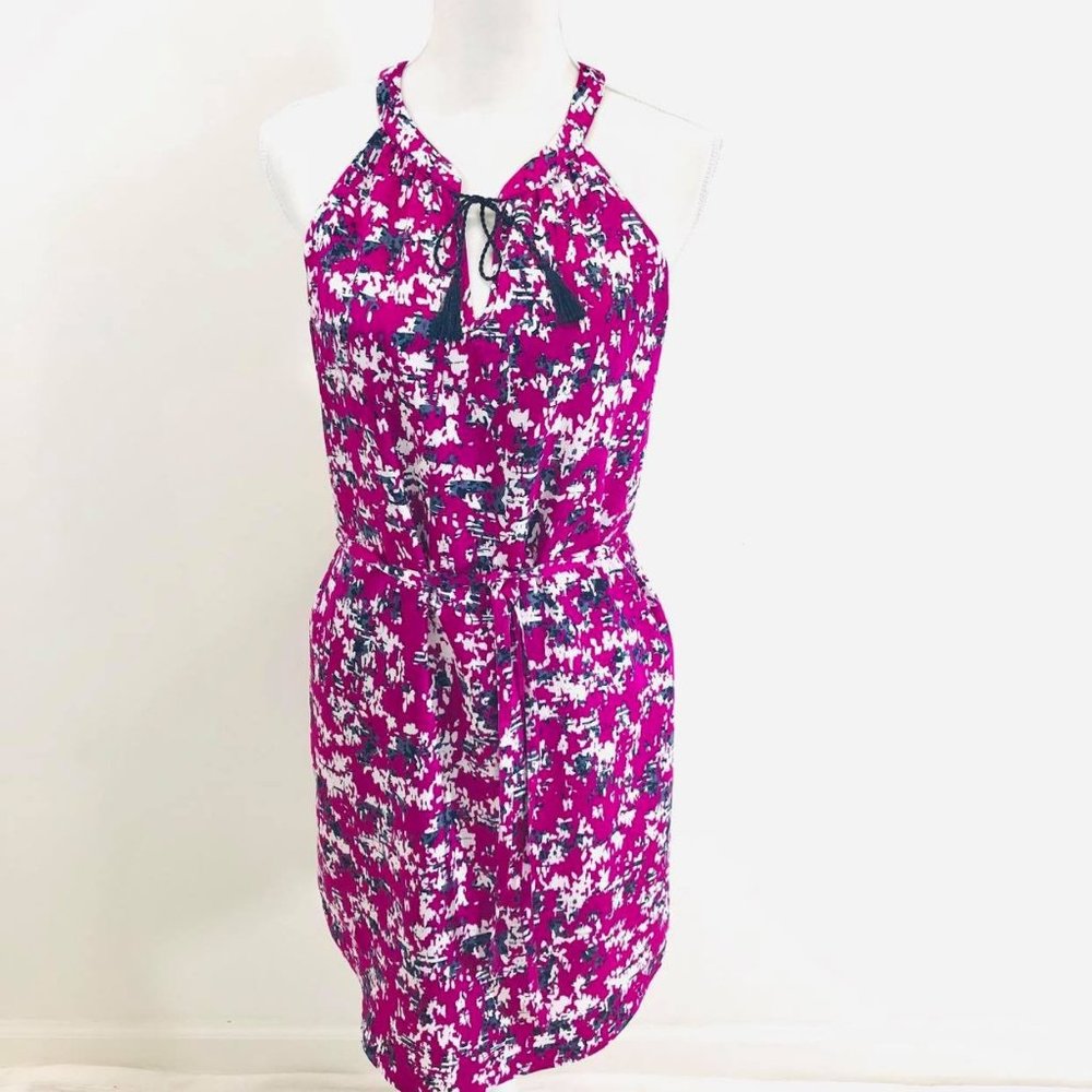 Banana Republic Woman’s Sz M Dress Halter V Neck